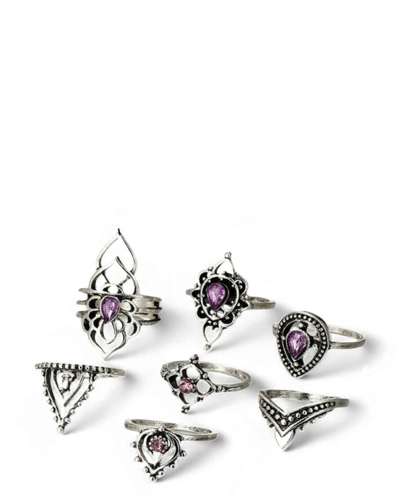 Flora Midi Ring Set