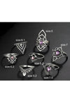Flora Midi Ring Set