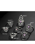 Flora Midi Ring Set