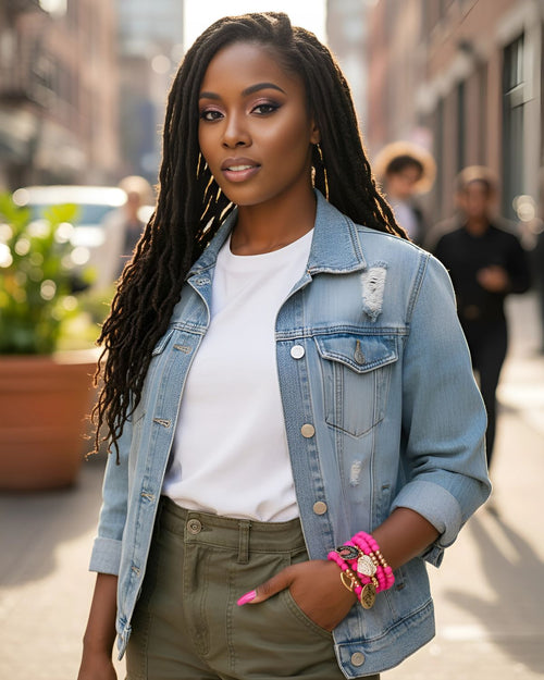 Black Girl Magic Bracelet Set
