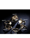 Carmen Vintage Midi Ring Set