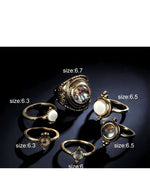 Carmen Vintage Midi Ring Set