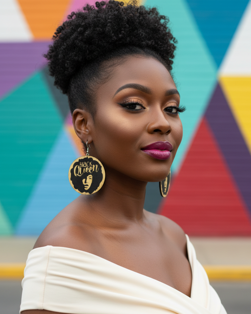 Black Queen Earrings