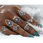 Flora Midi Ring Set