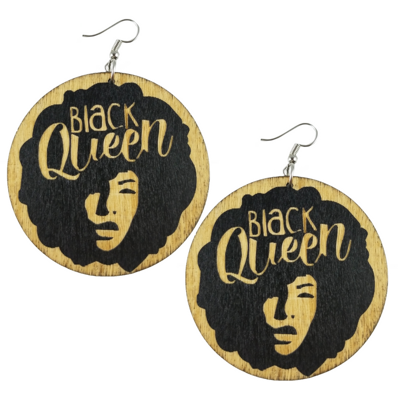 Black Queen Earrings - Morph Boutique